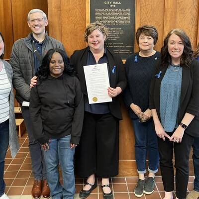 The Manhattan City Commission recognized April as Child Abuse Prevention month.